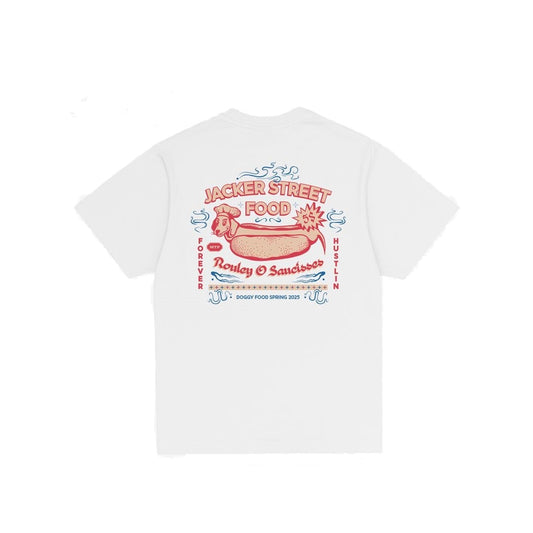 Tee-shirt Jacker Hot Doggy White