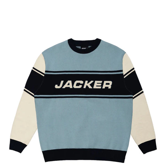 Knit Crew Jacker Olympico Blue