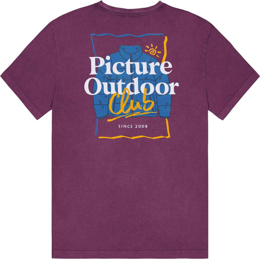 Tee-shirt Picture Koleoh Purple Wine