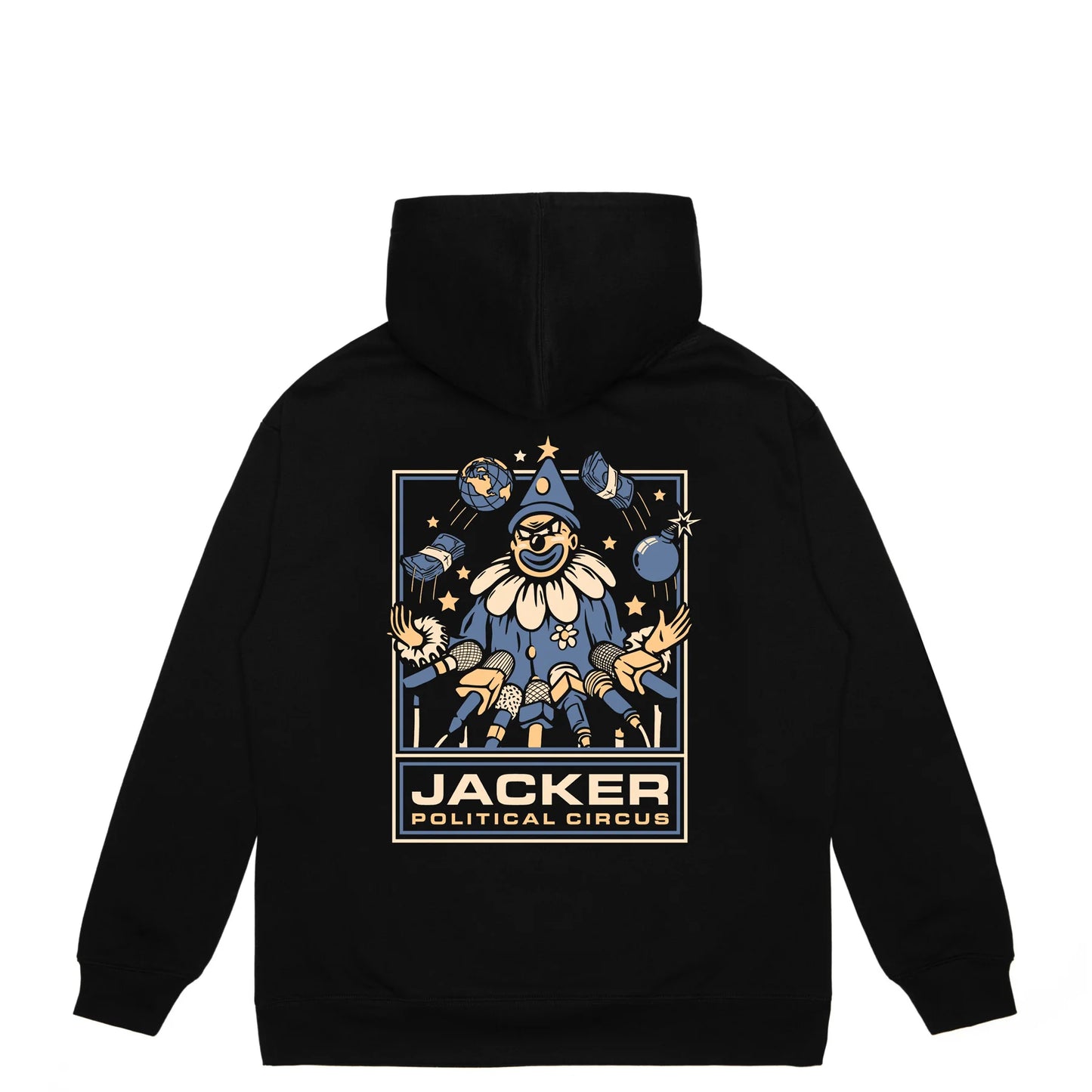 Sweat Jacker Political Circus Black