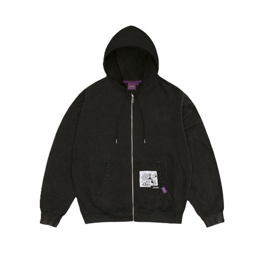 Sweat Jacker Bristol Zip Black