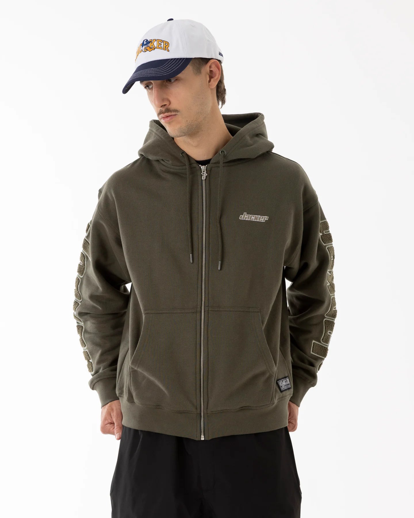 Sweat Jacker Absolem Zipped Green