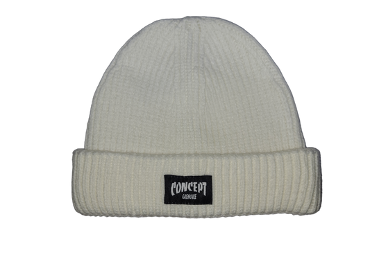 Bonnet Grosses Mailles Concept Boardshop Blanc