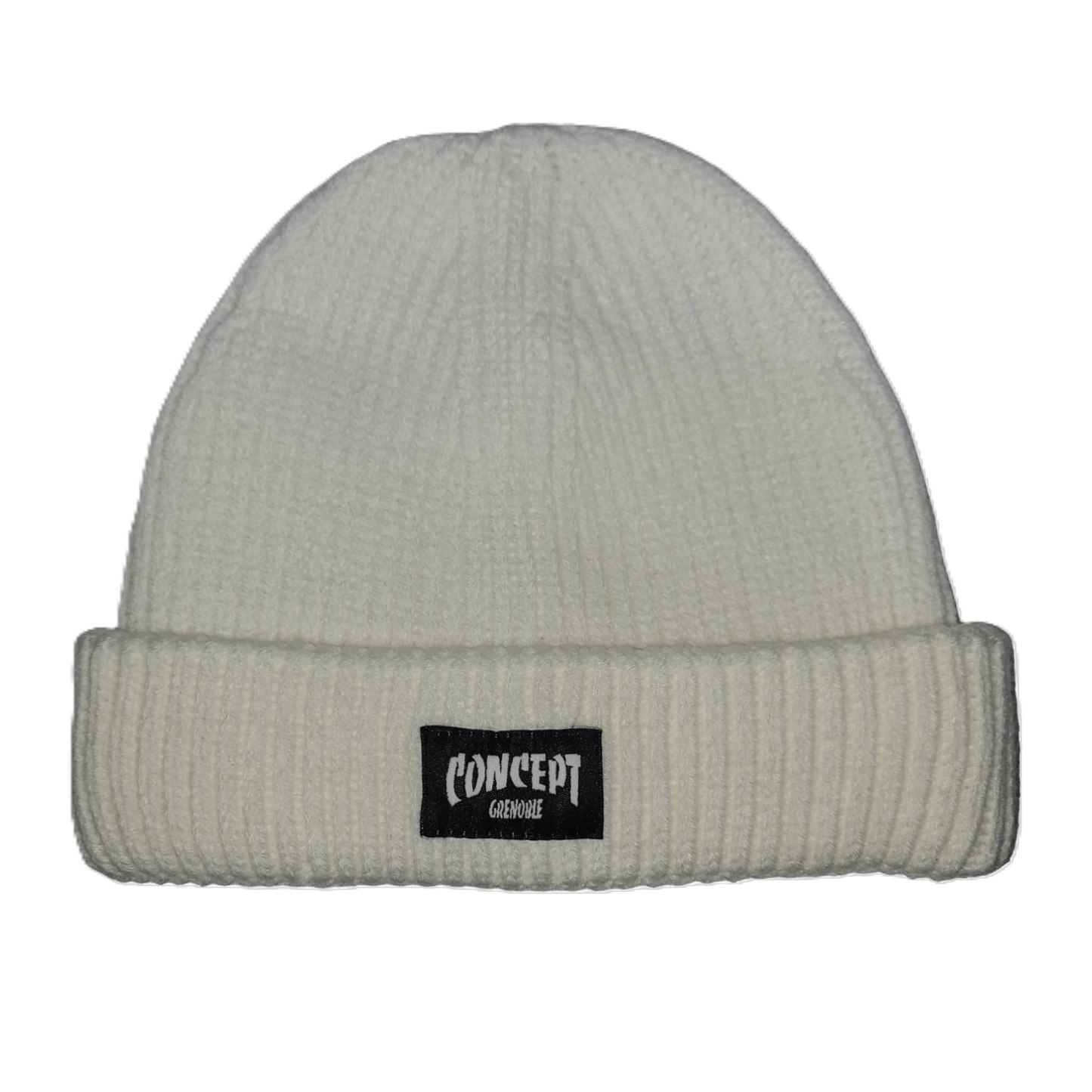 Bonnet Grosses Mailles Concept Boardshop Blanc