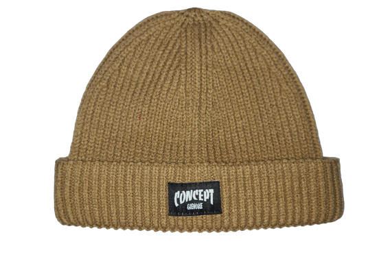 Bonnet Grosses Mailles Concept Boardshop Biscuit