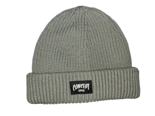 Bonnet Grosses Mailles Concept Boardshop Light Grey