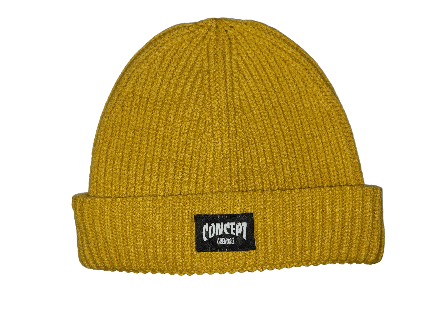 Bonnet Grosses Mailles Concept Boardshop Mustard