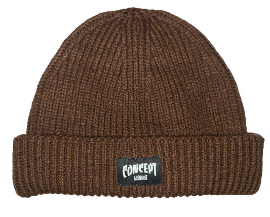 Bonnet Grosses Mailles Concept Boardshop Walnut