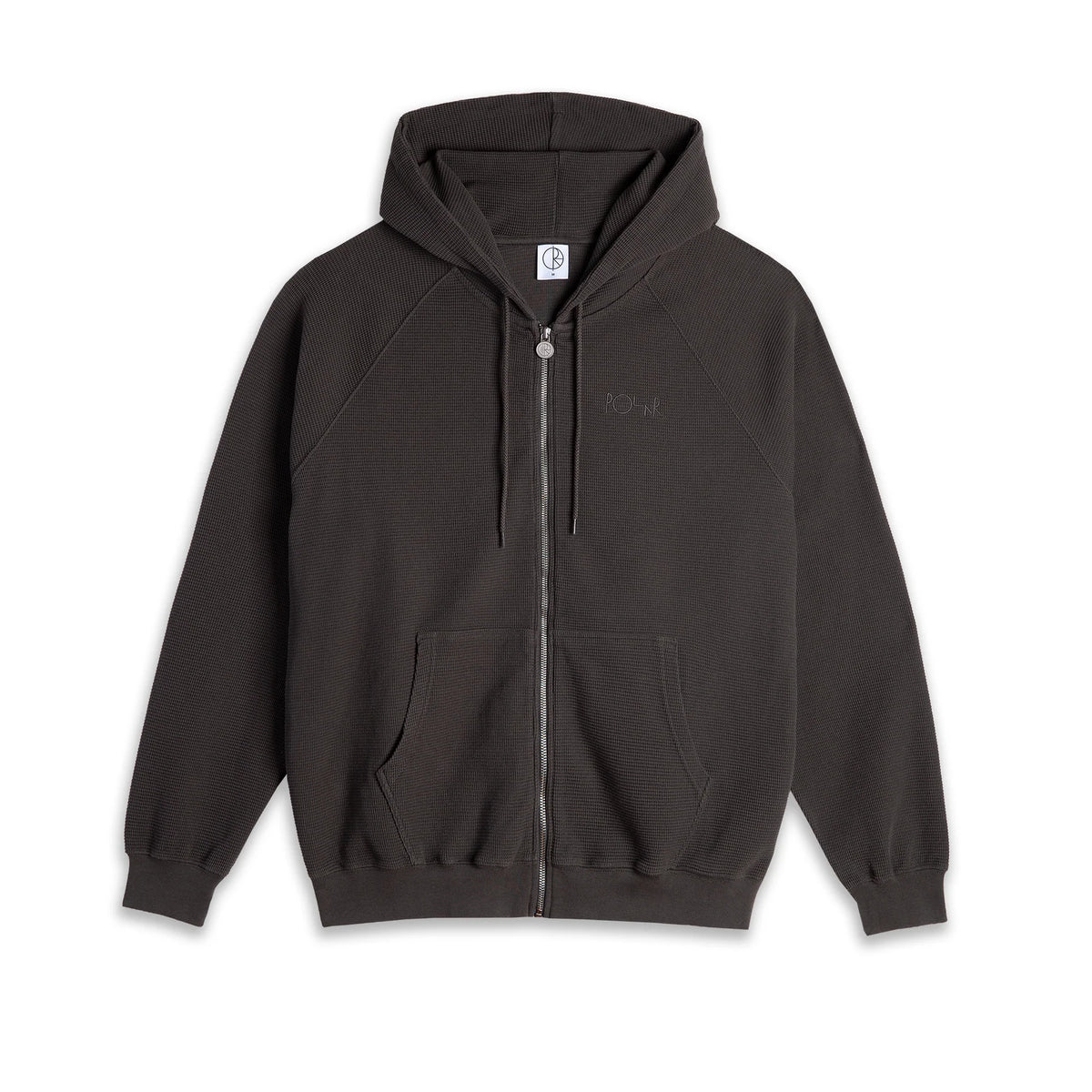 Sweat Zippé Polar Waffle Dirty Black