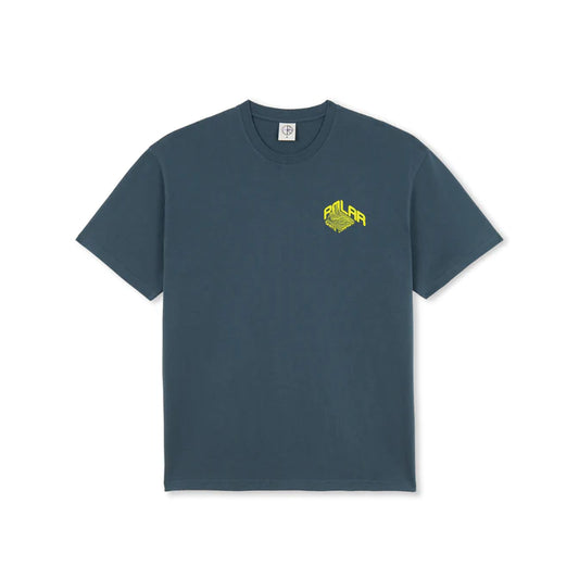 Tee-shirt Polar Graph Grey Blue