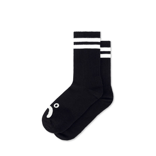 Chaussettes Polar Happy Sad Black White