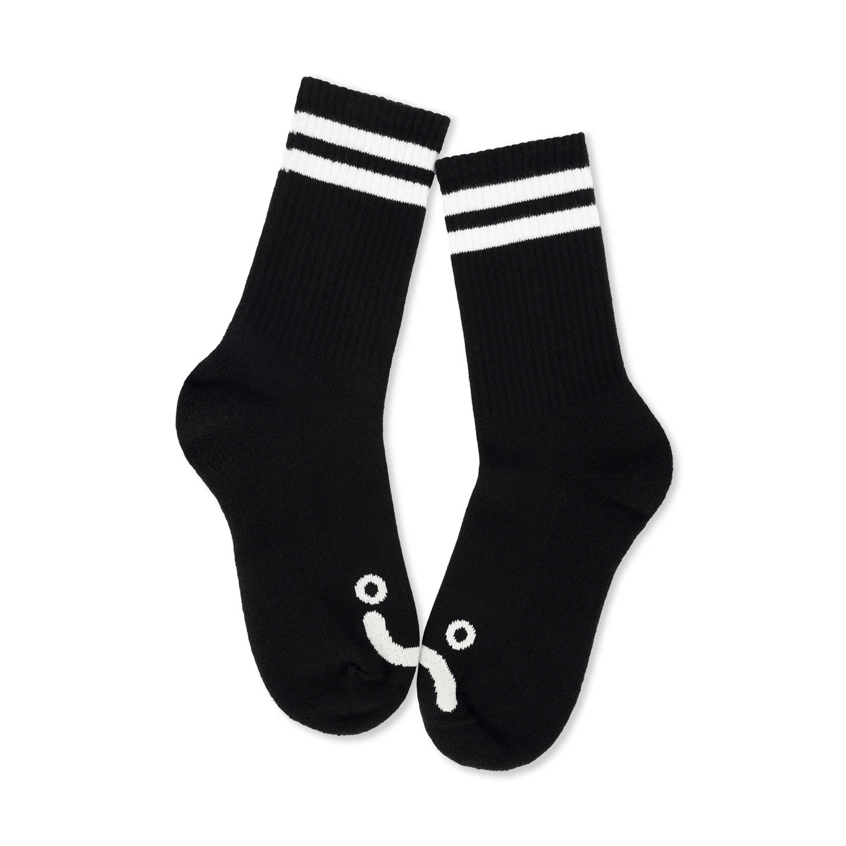 Chaussettes Polar Happy Sad Black White