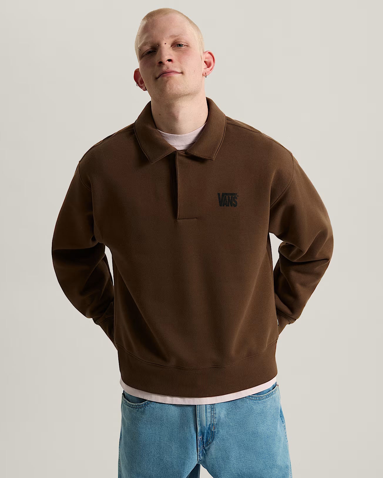 Crewneck Vans Polo Fleece Vintage Cocoa