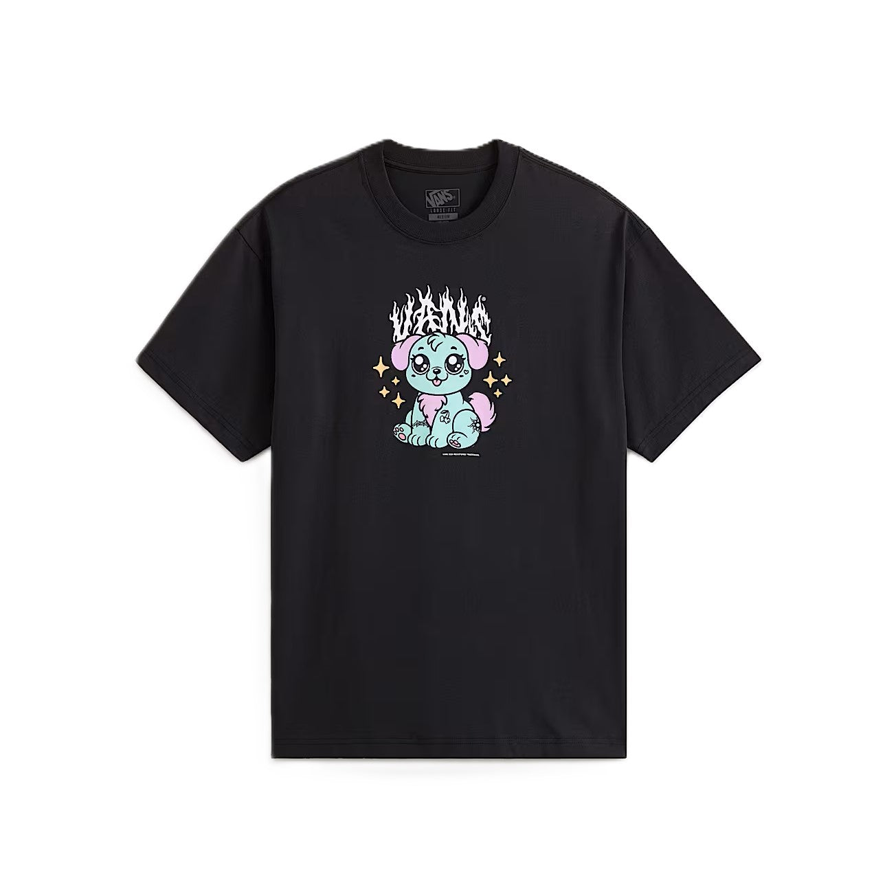 Tee Shirt Vans Puppy Loose Black