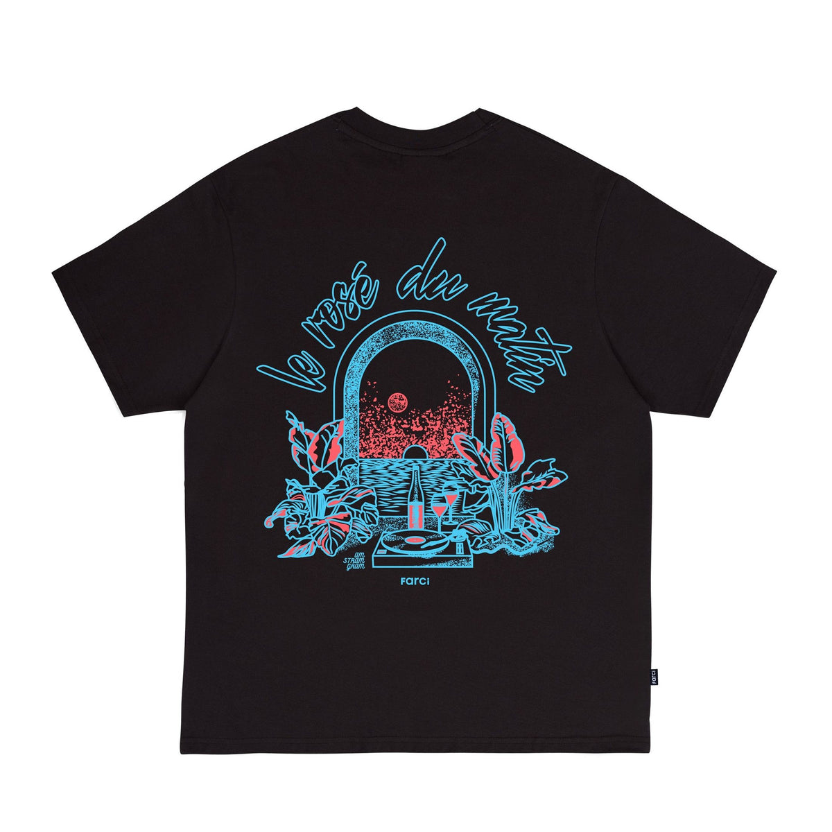 Tee-shirt Farci Rosé Black