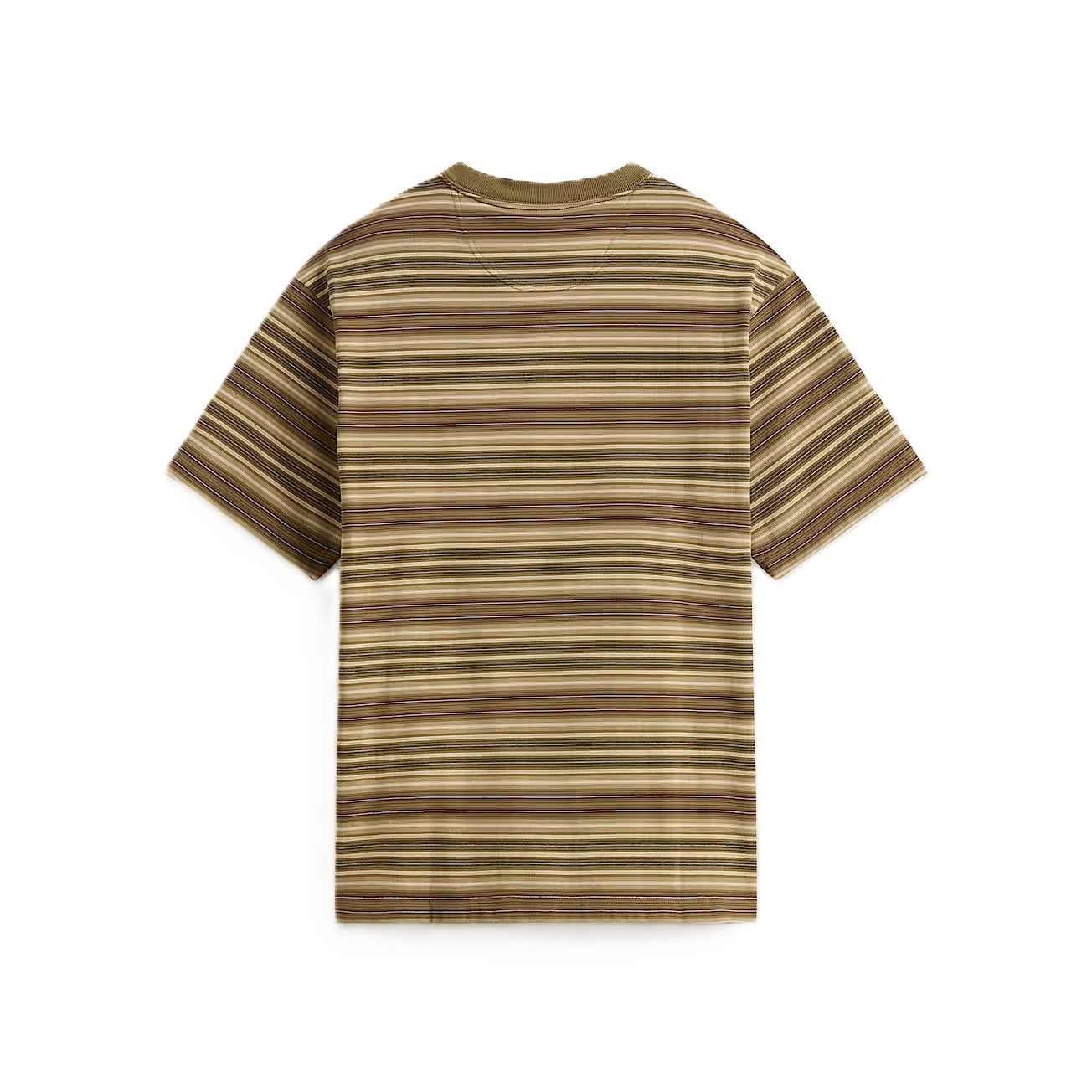 Tee-shirt Vans Stripe Ringer Loose Olive Brown