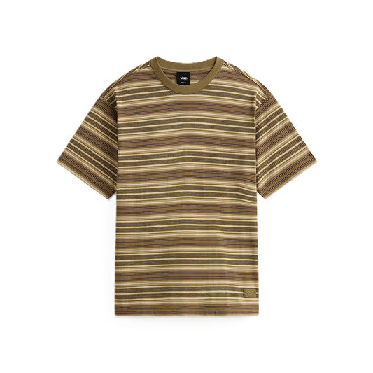 Tee-shirt Vans Stripe Ringer Loose Olive Brown