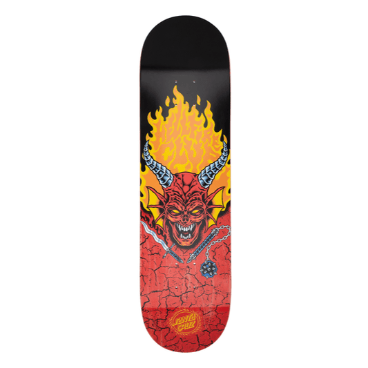 Planche Santa Cruz X Stranger Things Hellfire Club Flames 8.25"