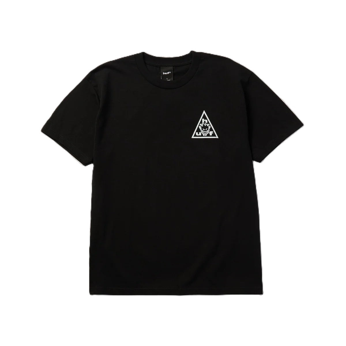 Tee Shirt Huf x Spitfire Sticker Triple Triangle Black