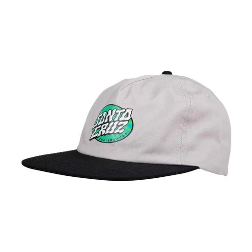 Casquette Santa Cruz Vertigo Dot Grey Black