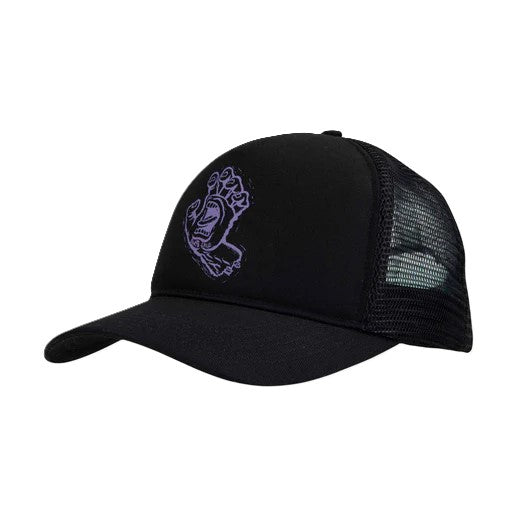Casquette Santa Cruz Stamped Screaming Hand Meshback Black