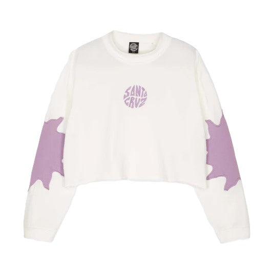 Tee-Shirt Femme Santa Cruz Sun Daze Patch LS White