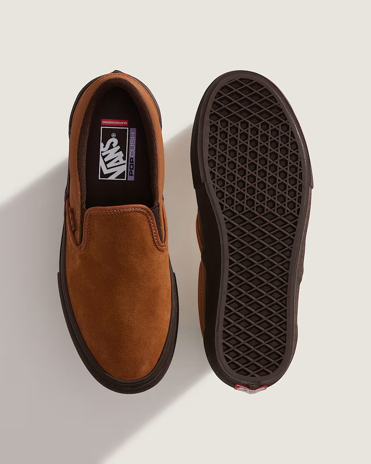 Vans Slip On Skate Brown gum