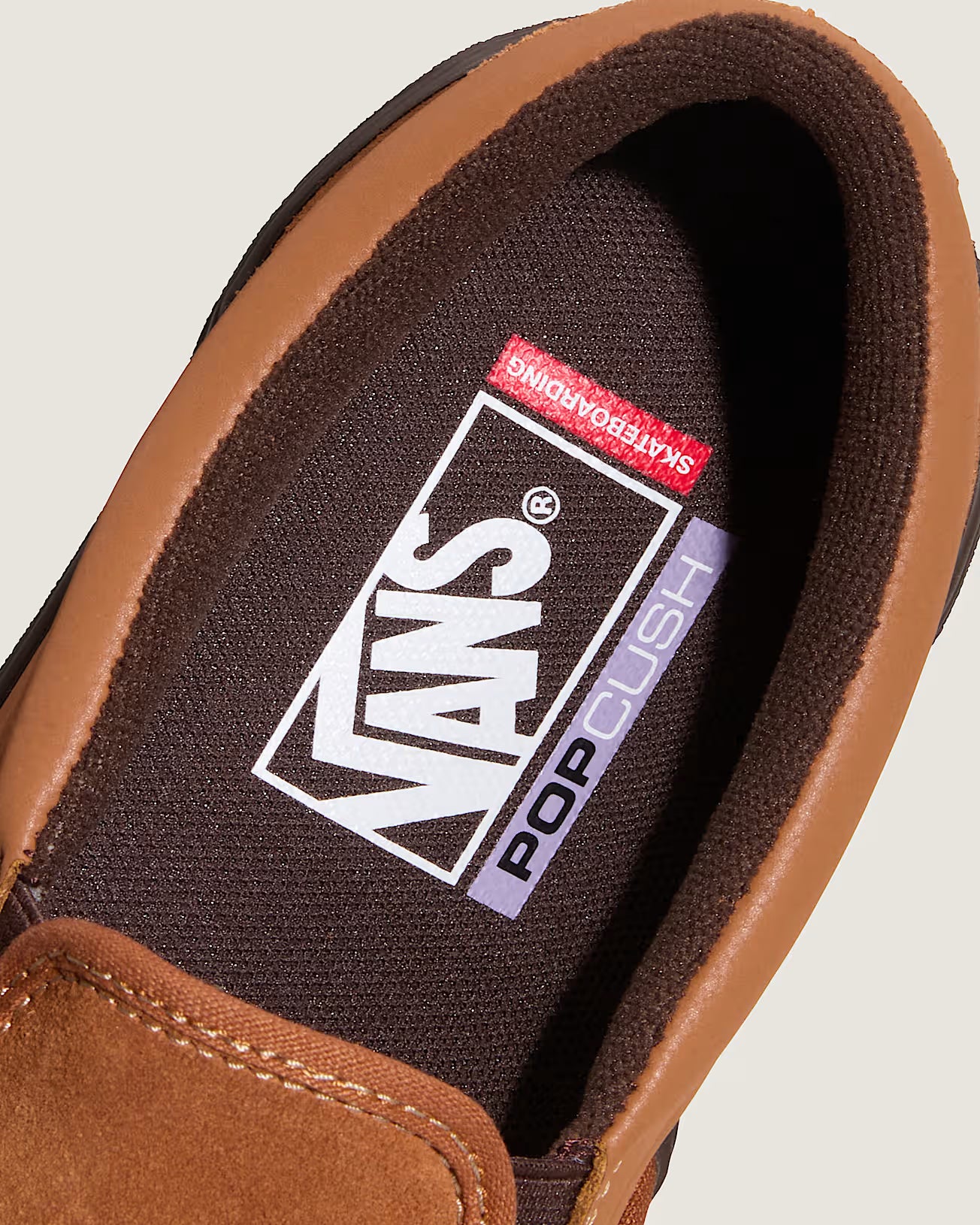 Vans Slip On Skate Brown gum