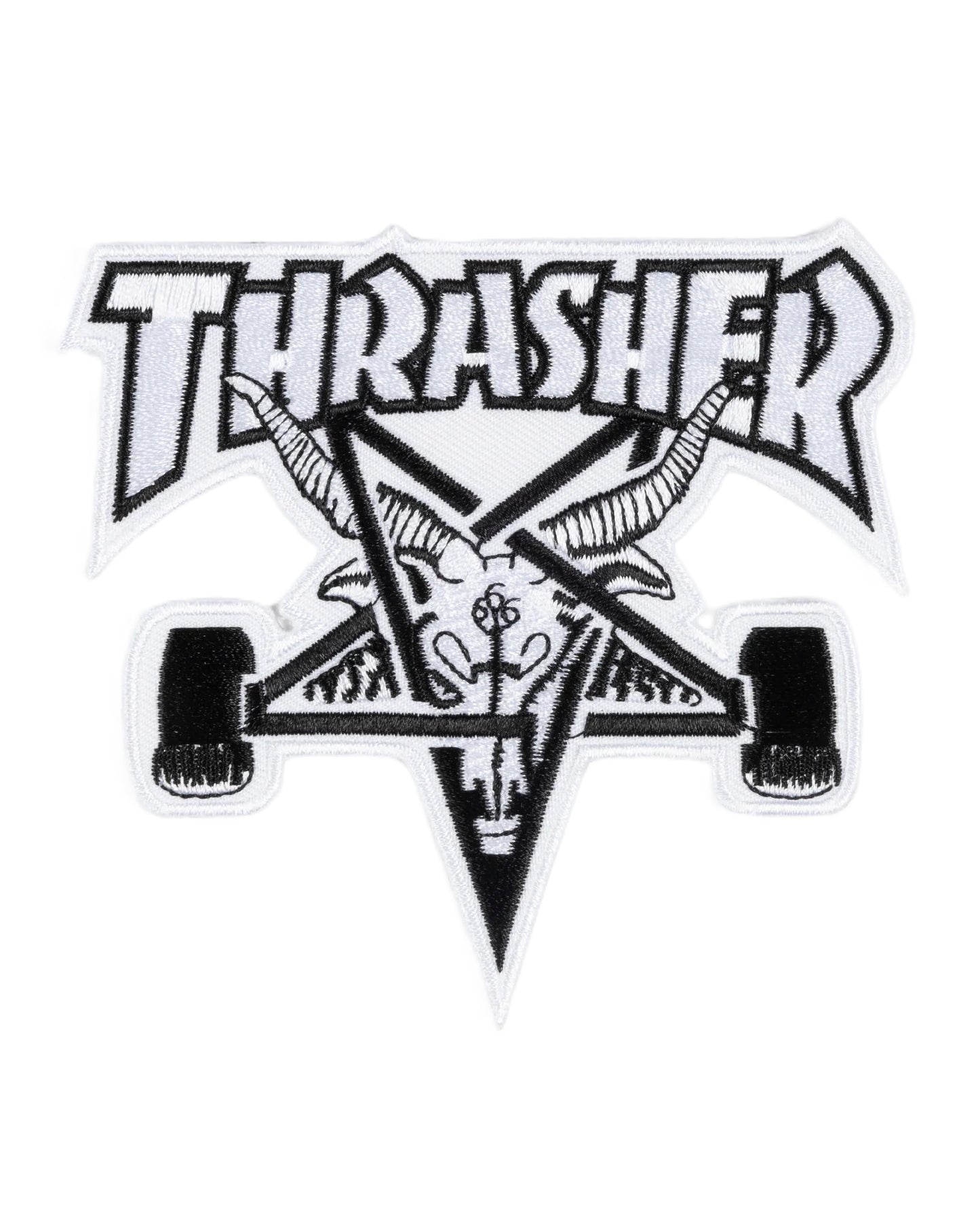 Patch Thrasher Skate Goat White