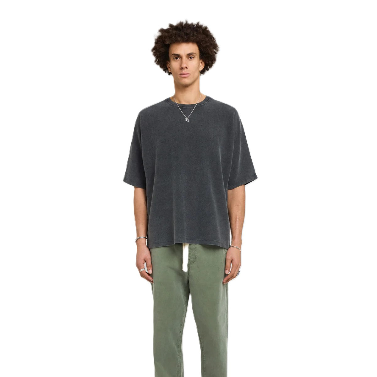 Tee-shirt Pullin Sickdark Black Washé