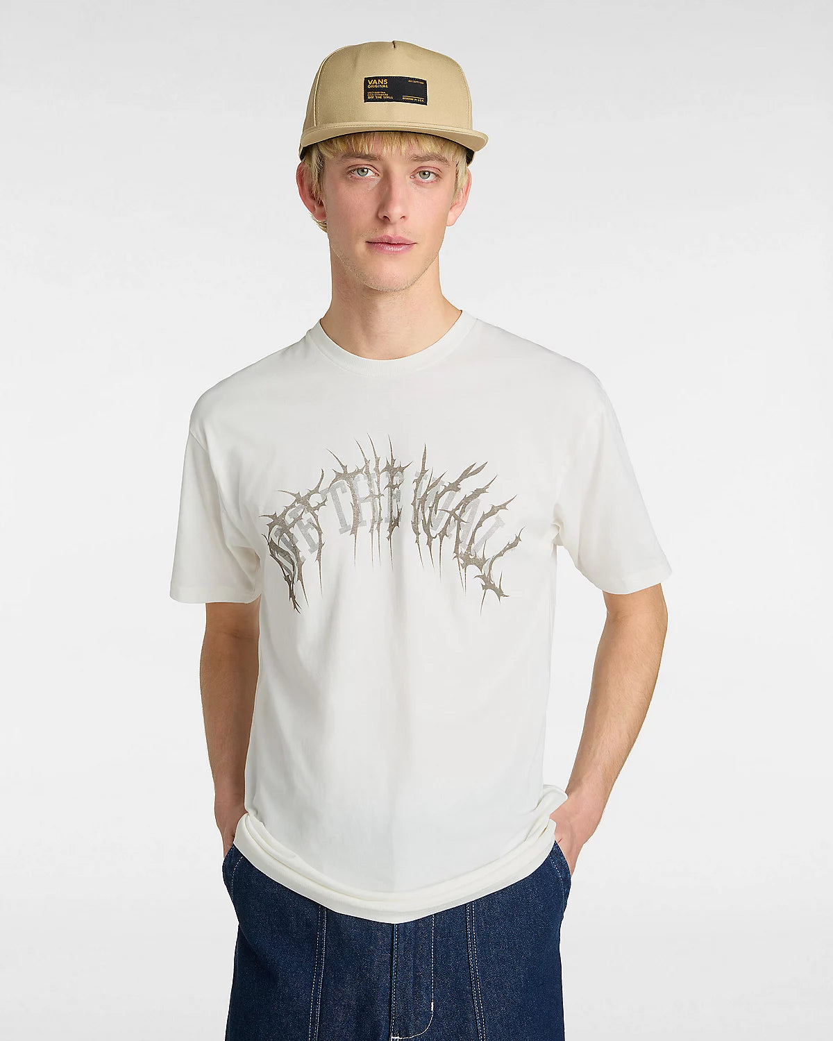 Tee Shirt Vans Metal Arch Marshmallow