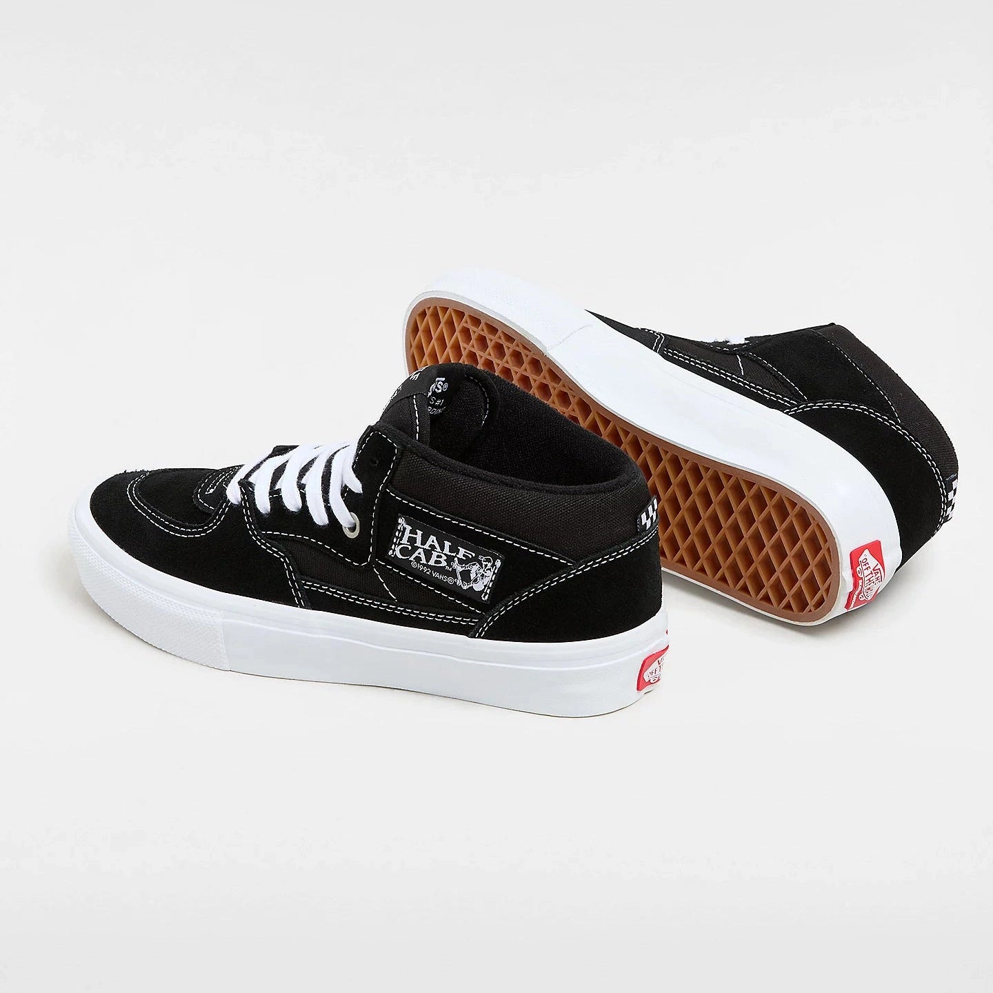 Vans Half Cab Skate Black White