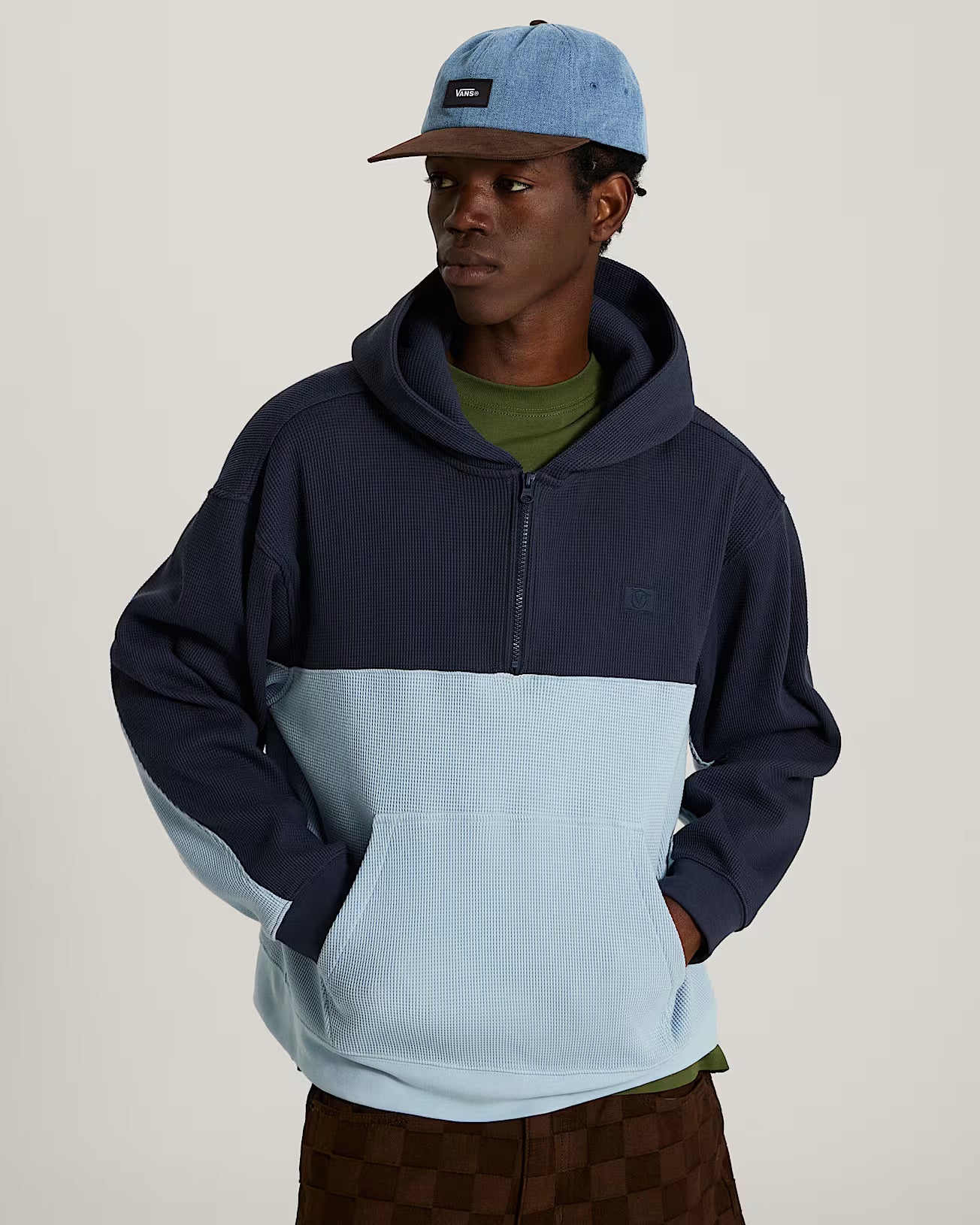 Sweat Vans Rowan Quarter Zip Parisian Night
