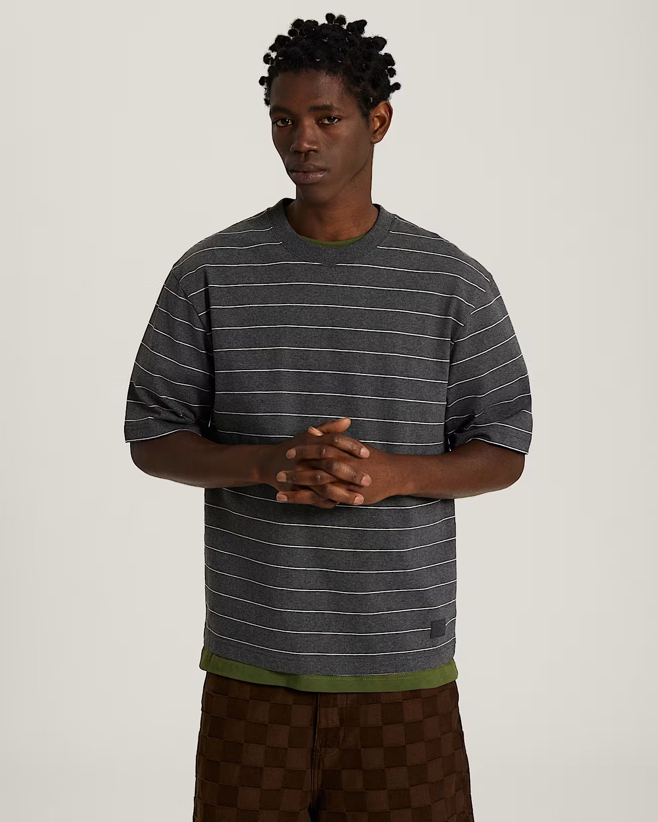 Tee-shirt Vans Rowan Z Stripe Charcoal