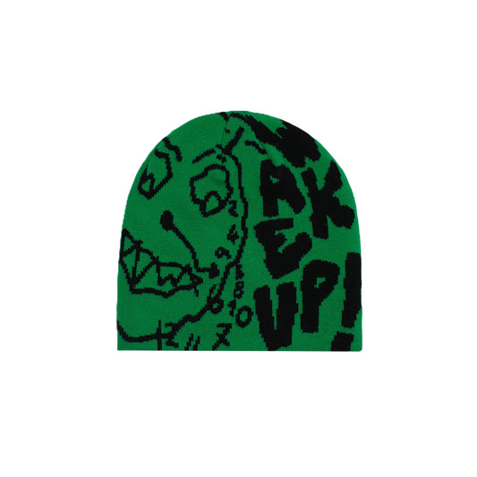 Bonnet Jacker Wake Up! Beanie Green