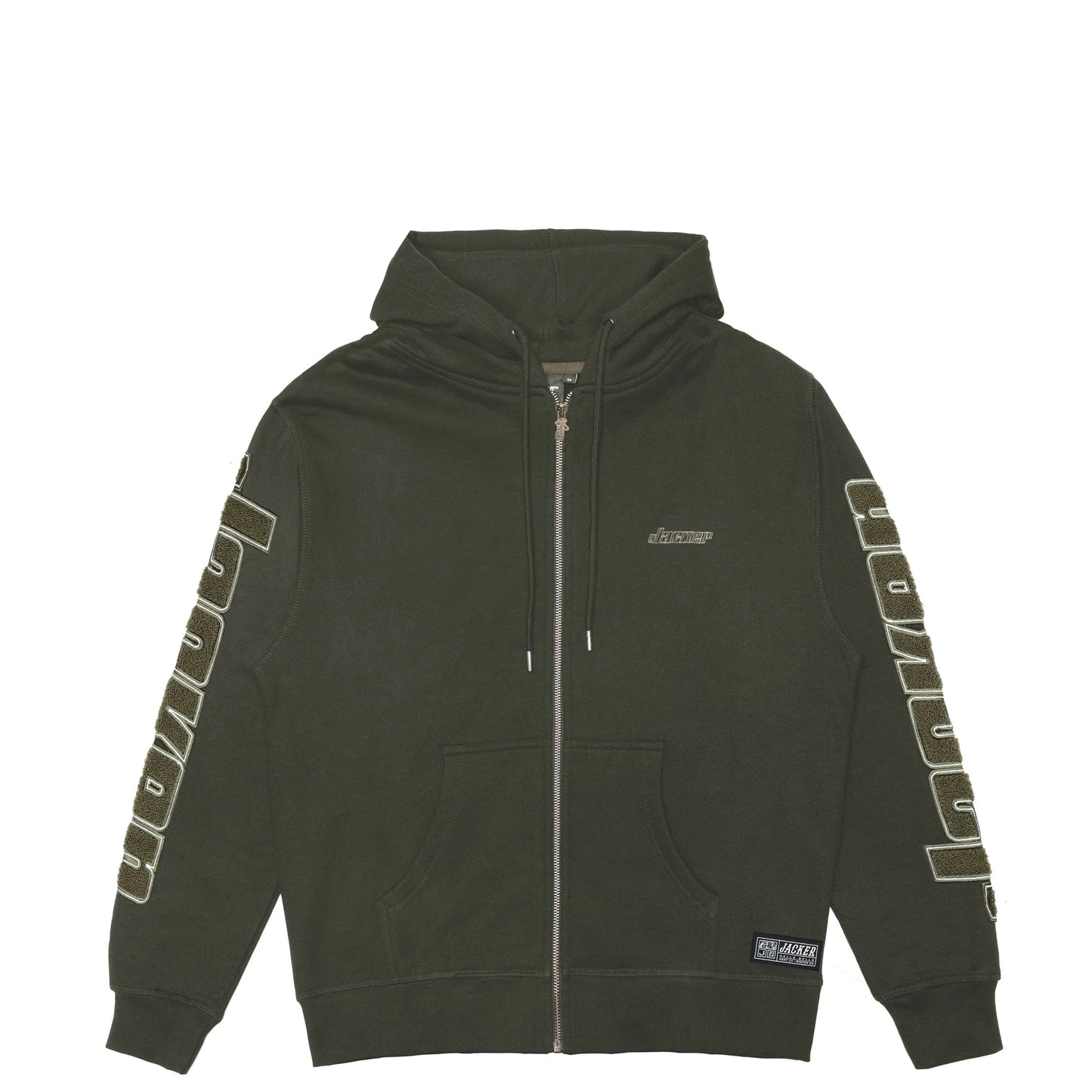 Sweat Jacker Absolem Zipped Green