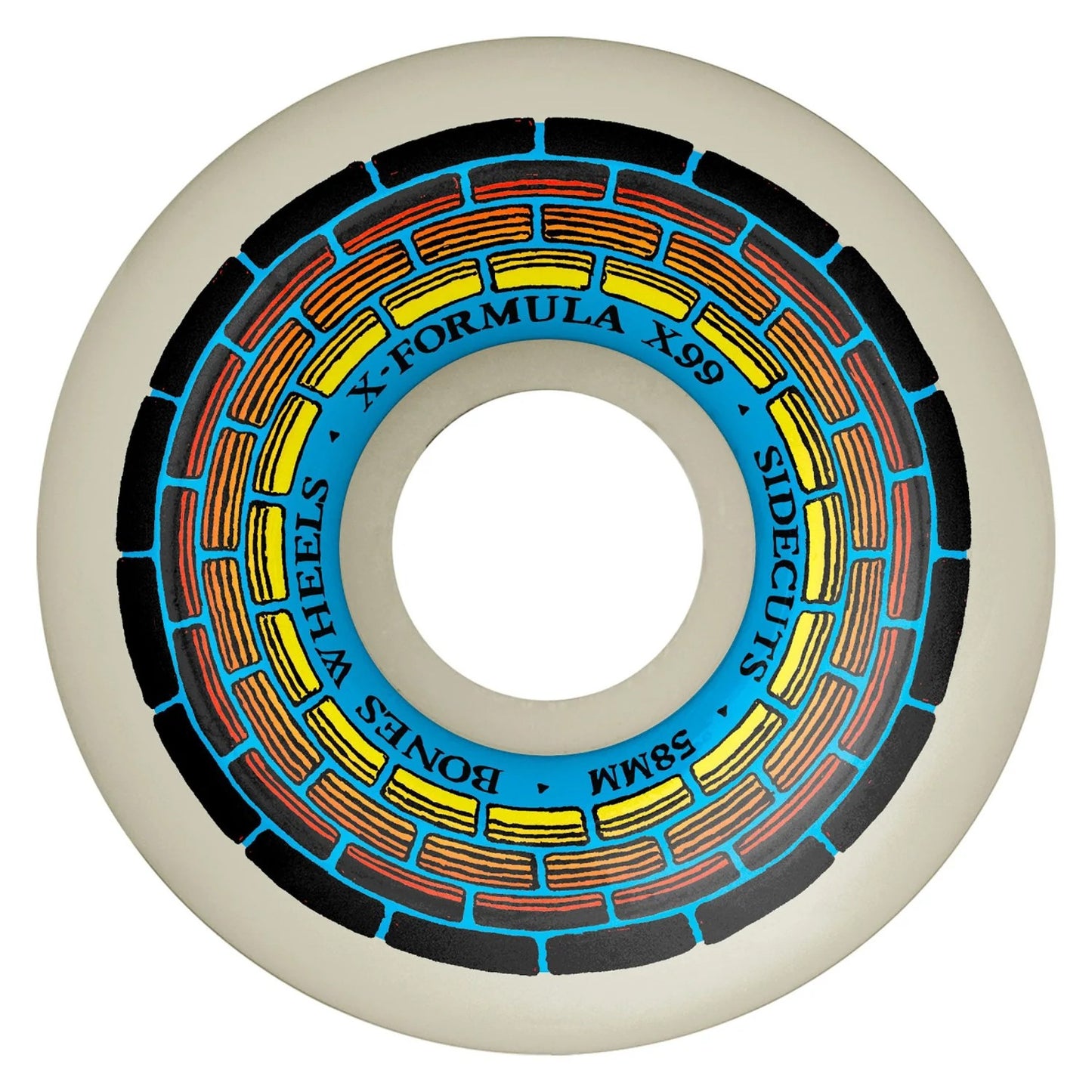 Roues Bones X99 V5 58mm Sidecut