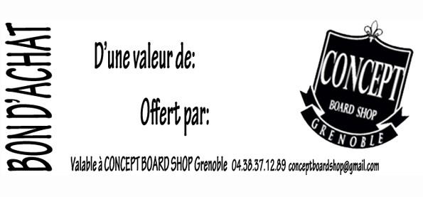 Carte Cadeau Concept Boardshop