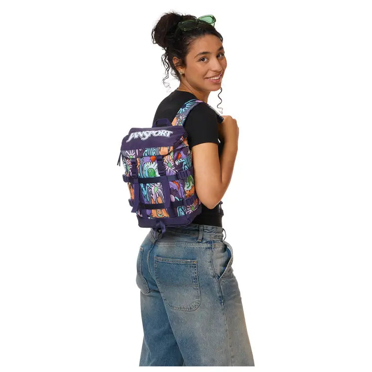 Sac Jansport Mini Skip Pack 10L Melted Blooms
