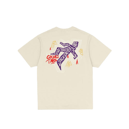Tee-shirt Jacker Crime Time Beige
