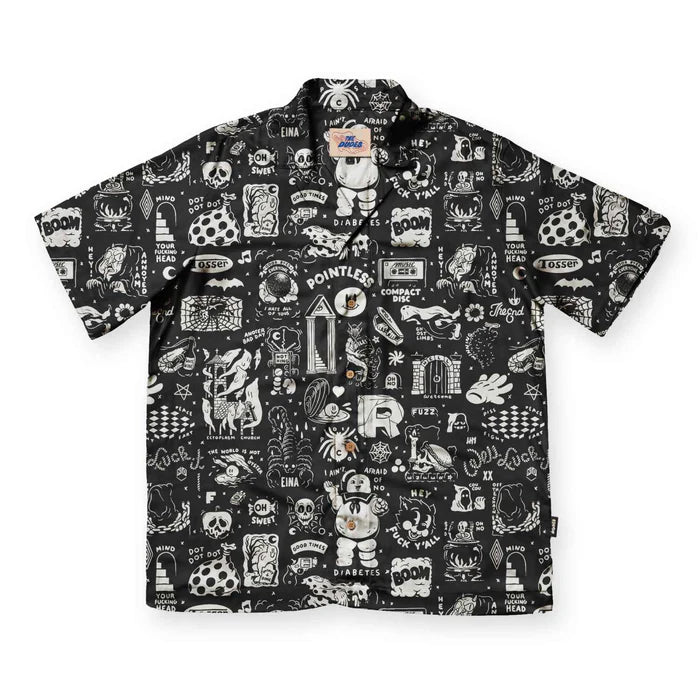 Chemise The Dudes Flash Pattern Multi Black