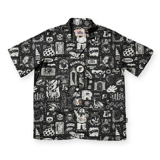 Chemise The Dudes Flash Pattern Multi Black