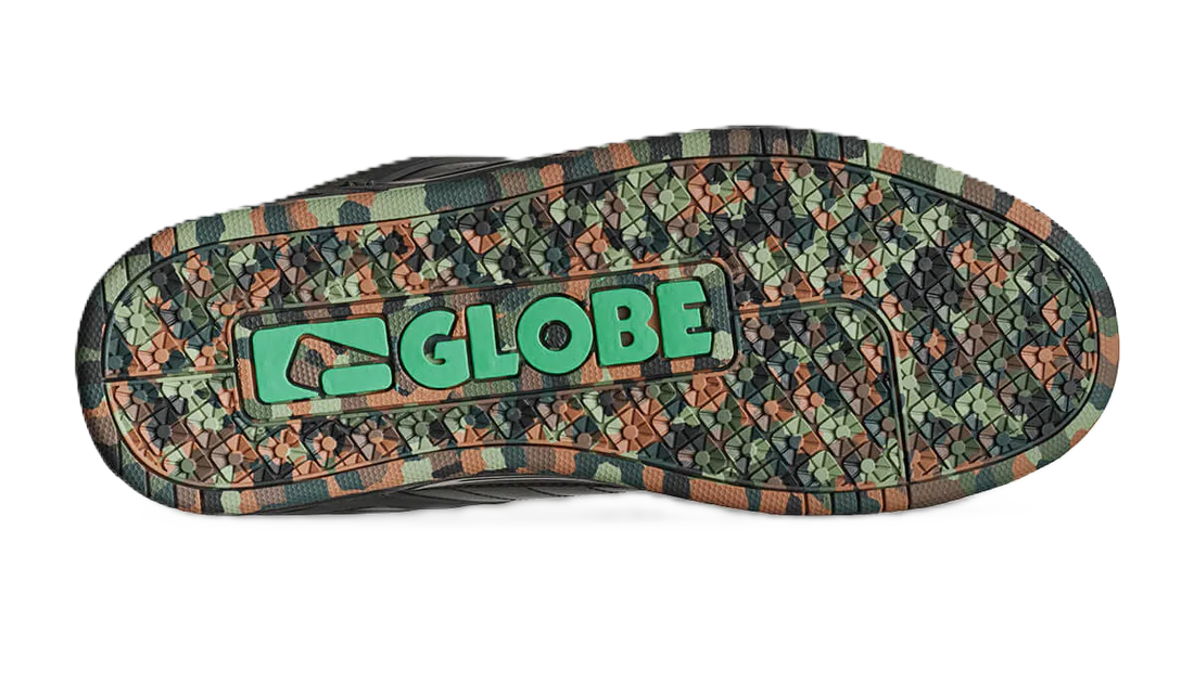 Globe Tilt Black Green Mosaic