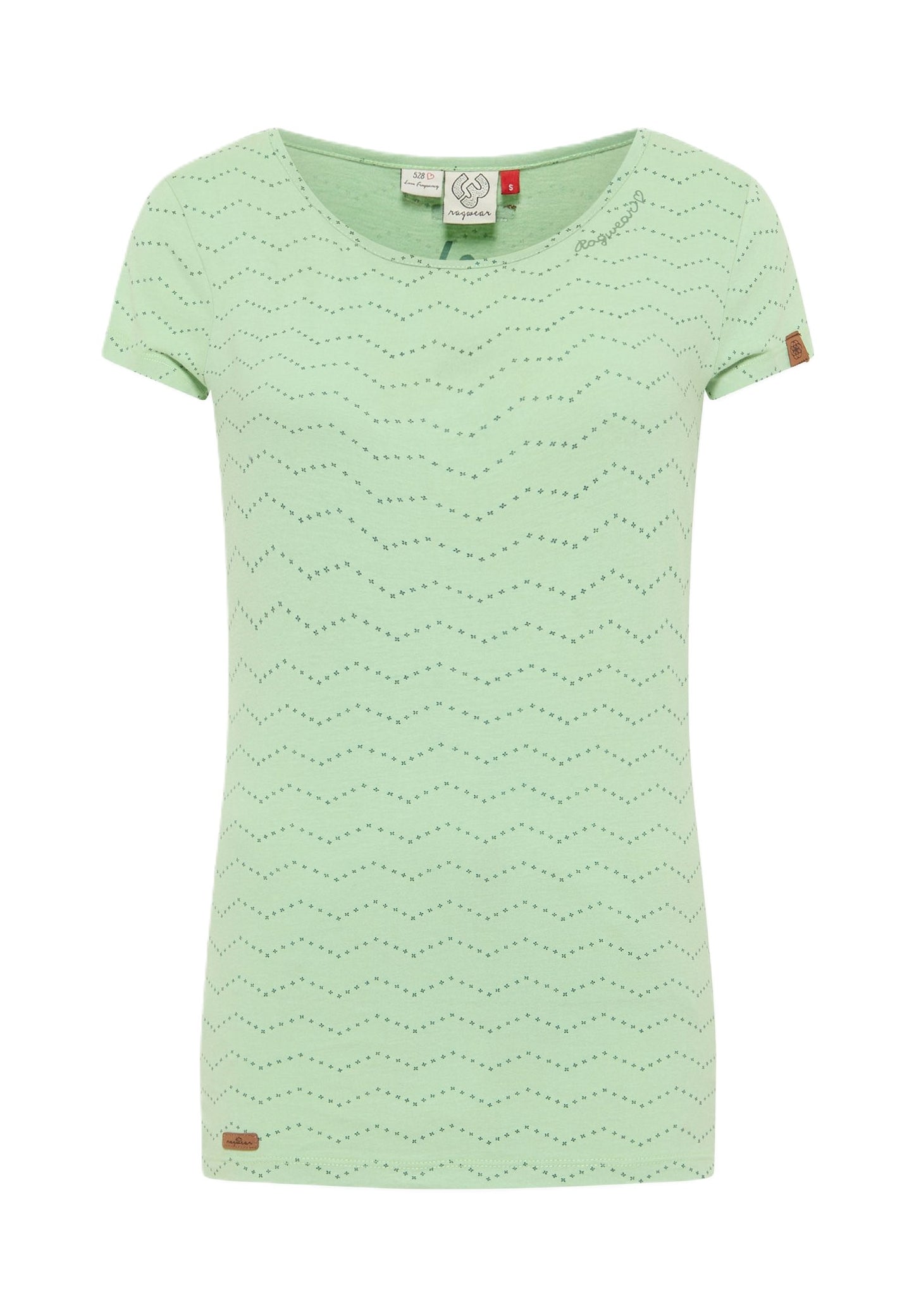 Tee-shirt Femme Ragwear Mintt Zig Zag Green