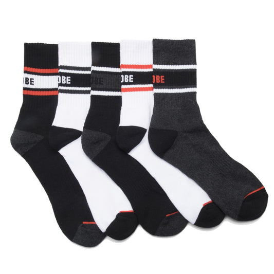 Chaussettes Globe Triple Stripe Assorted Pack de 5