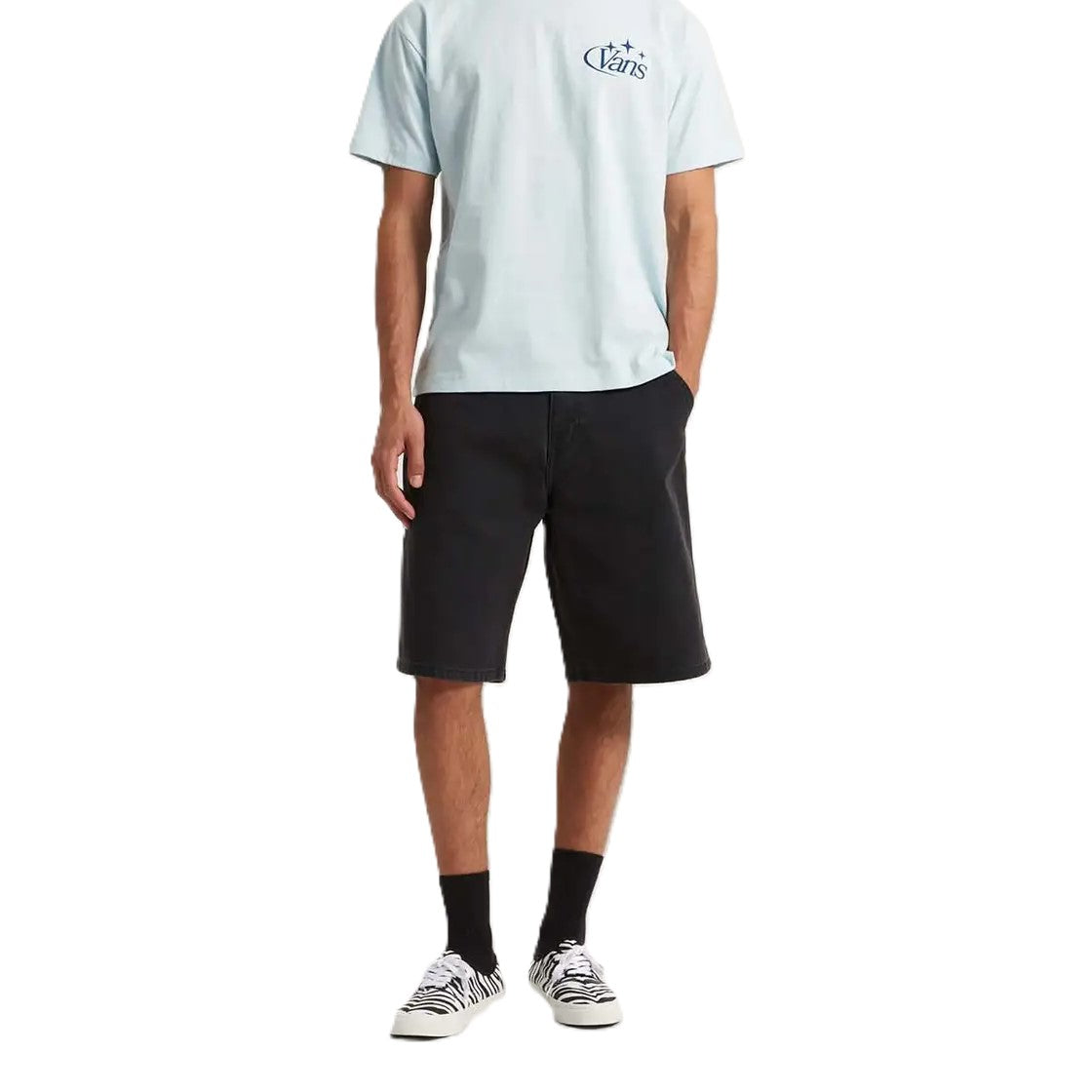 Short Vans Chore Loose Black