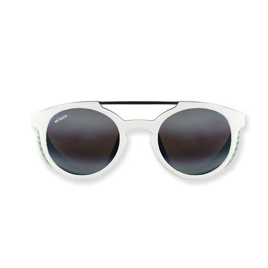 Lunettes Moken Hawkins WHT GRN GSLV Cat4