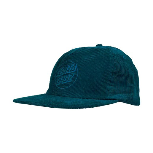 Casquette Santa Cruz Opus Dot Teal Cord