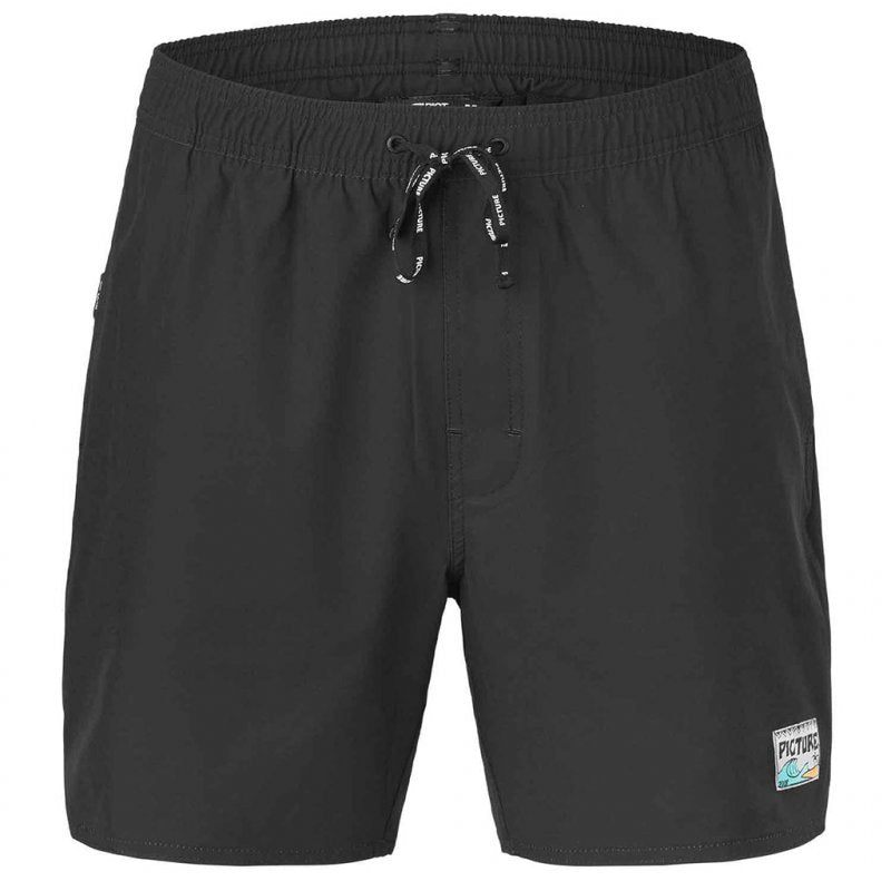 Boardshort Picture Piau Solid 15 Black