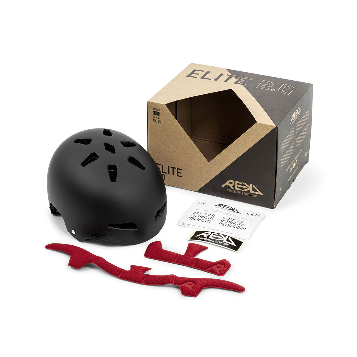 Casque REKD Junior Elite 2.0 Black S/M